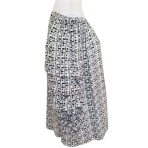 Cubism Los Angeles Ruched 3/4 Sleeve Off Shoulder Blouse - Size L - Picture 6 of 6